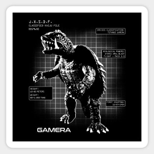 GAMERA : KAIJU FILES Sticker